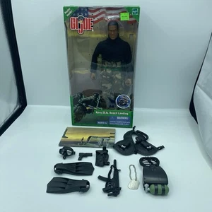 Rare Hasbro G.I. Joe Navy SEAL Beach Landing (African American) 12” Action Fig - Picture 1 of 7