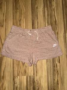 Pantalones Cortos Nike Sportswear Gimnasio Vintage Para Mujer Talla Grande Rosa Cordón - Imagen 1 de 4