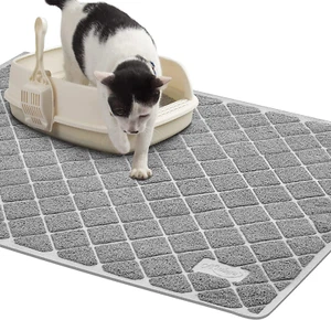 Niubya Premium Cat Litter Mat, Litter Box Mat with Non-Slip and Waterproof Backi - Picture 1 of 12