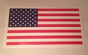 (2) New American Flag Sticker Decal For Car Truck Boat Patriotic 3"x5.5" Made US - Bild 1 von 1