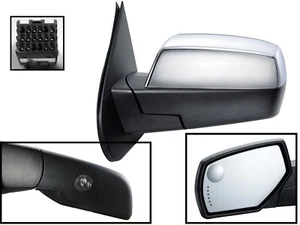Power Folding Mirror for 2014-2018 GM Pickup Memory Puddle Signal Driver Side - Picture 1 of 7