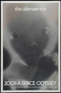 2001: Space Odyssey (1968) Style-X 60s Stanley Kubrick Movie Poster Size 11x17" - Picture 1 of 5