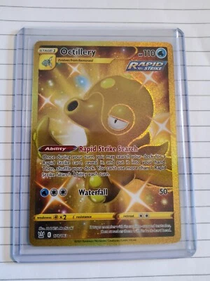 Octillery 178/163 - Battle Styles - Gold Secret Holo Pokemon Card - Image 1 of 2