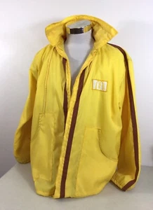 Vintage McDonalds Yellow Crew Jacket Made In USA 1976 Mens Large - Picture 1 of 8