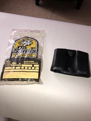 DeSantis “G4” Leather Double Magazine Pouch for S&W,BERETTA,SIG ,BROWNING #Q5 - Image 1 of 4