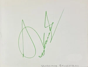 SEVE BALLESTEROS Autograph Signed ALBUM PAGE 1970s VINTAGE PGA GOLF JSA CERT - Picture 1 of 5