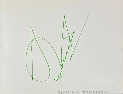 SEVE BALLESTEROS Autograph Signed ALBUM PAGE 1970s VINTAGE PGA GOLF JSA CERT - Image 1 of 4