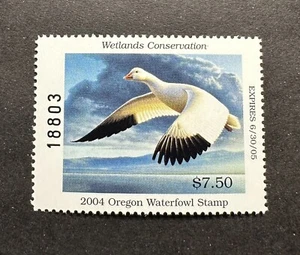 WTDstamps - 2004 OREGON - Lot3 - State Duck Stamp - Mint OG NH - Picture 1 of 2