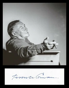 Terence Conran (1931-2020) - English designer - Rare signed card + photo - COA - Picture 1 of 3