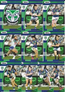 2022 Nrl Traders Base Team Set (10 Cards) - WARRIORS - Picture 1 of 3