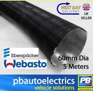 Condotto flessibile aria calda 5 m 60 mm originale alta qualità Eberspacher/Webasto 398.497 - Foto 1 di 1