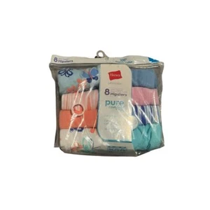Hanes Hipster Underwear Girls Size 14 8 Pack Assorted Colors Tagless Comfort NEW - Picture 1 of 7