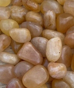 Golden healer quartz Tumblestone free Gift bag 25 -40 mm hematoid quartz chakra - Picture 1 of 2