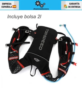 MOCHILA HIDRATACION RUNNING TRAIL MTB CICLISMO DEPOSITO 2L - Imagen 1 de 14