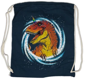 Unicorn Rex Turnbeutel Unicorns Geek Nerd Fun T-Rex Tyrannosaurus Dinosaurs - Picture 1 of 1