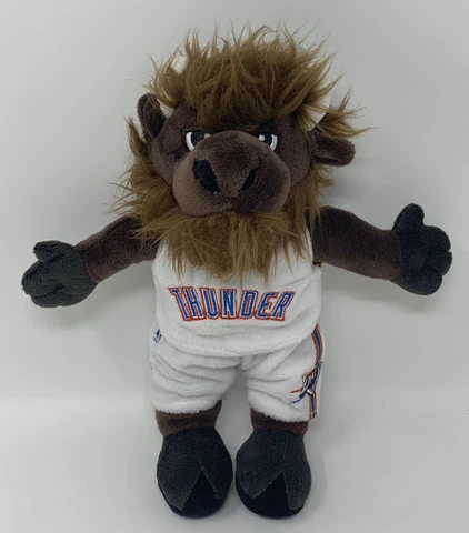 OKC Thunder Rumble Bison Plush Stuffed Animal Mascot Forever Collectibles NBA Cover