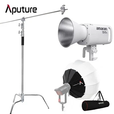 Amaran 150c 150W RGBWW LED Video Light 2500K-7500K + Lantern 90cm​ + C Stand Bag - Image 1 of 4