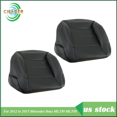 For Mercedes Benz ML350 ML550 2012-2015 Black Bottom Perforated Leather Seat - Image 1 of 4