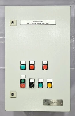 KONGSBERG HIPAP GATE VALVE CONTROL UNIT 345973 FULL PANEL - Image 1 of 4