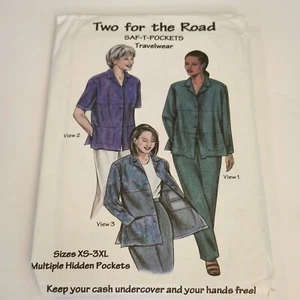 "Two for the Road" Saf-T-Pockets Schnittmuster Gr. XS - 3X NEU - Bild 1 von 3