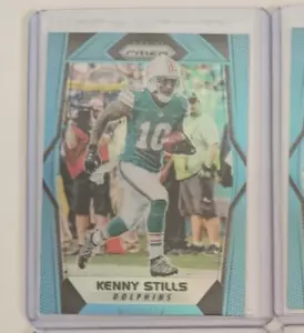 2017 Panini Prizm Azzurro /199 KENNY STILLS #167 MIAMI DOLPHINS 🏈 - Foto 1 di 4