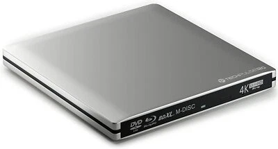 techpulse120 Externes UHD 4k 3D BDXL USB 3.0 Laufwerk Blu-ray Brenner Superdrive - Bild 1 von 4