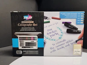 Ultimate Caligraphy Pen Set de Regalo 32PC por ZIELER SET DE CAJA DE REGALO Suministros de Arte | NUEVO - Imagen 1 de 9