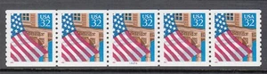 USA PNC SC# 2913 FLAG $0.32 WATER ACTIVATED MNH - PL# 66646 LOW GLOSS GUM - Picture 1 of 1