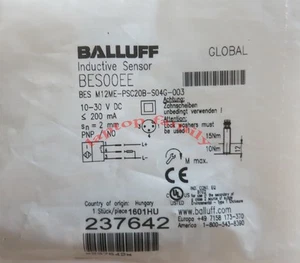 1PC NEW BALLUFF BES M12ME-PSC20B-S04G-003 Sensor ZS - Picture 1 of 2