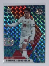 2021 Panini Mosaic UEFA Soccer Peacock Rookie Card Dominik Szoboszlai