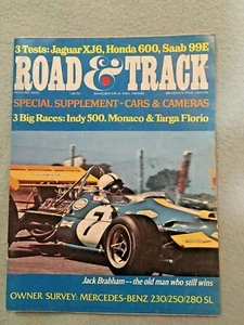 Road & Track August 1970. Jack Brabham, Indy 500, Monaco, Targa F. Free shipping - Bild 1 von 3