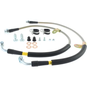 StopTech 950.65003 Front Braided Brake Line for 97-02 Expedition / 97-08 F-150 - Foto 1 di 2