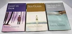 Anita Shreve 3 Book Lot Sea Glass Light On Snow The Last Time They Met Hardback - Picture 1 of 19