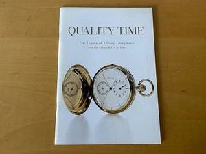 Booklet Broschüre Quality Zeit - The Legacy Of Tiffany Uhren - English - Bild 1 von 3