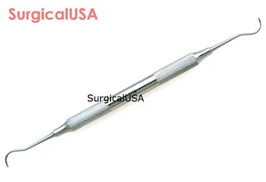 McCall Curette Scaler 17/18 Double End Periodontal Dental Instruments - Picture 1 of 3