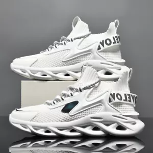 Moda Zapatos con suela de hoja Zapatos deportivos cómodos Malla Transpirable Tenis - Imagen 1 de 47