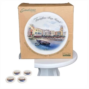 Sandstone Creations Portofino Bay Hotel Coasters Set Of 4 EUC - Picture 1 of 11