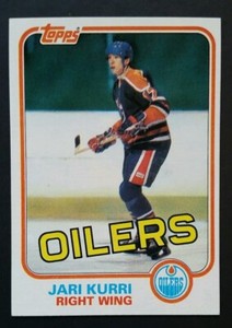1981-82 Topps Hockey #18 Jari Kurri (RC) Edmonton Oilers