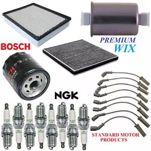 Tune Up Kit Filter Wire Plugs For CHEVY AVALANCHE 1500 V8 5.3L, SQUARE COIL 2003 - Picture 1 of 1