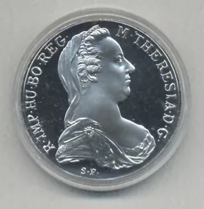 Austria 1780 Plata Maria Theresa Thaler Restrike Oficial UNC Prueba como 0.83 - Imagen 1 de 2
