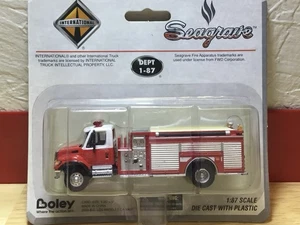 Boley 1/87 International Seagrave Fire Truck Hose/Pumper. New In Box. - Picture 1 of 4