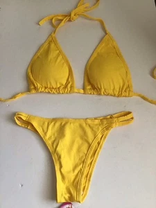 Damen Bikini Set, Gr. Klein, gelb - Bild 1 von 2