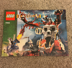 Lego Castle: Skeleton Tower (7093) Instruction Manual No Bricks Very Good