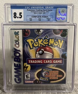 Pokemon Trading Card Game - Nintendo Gameboy Color -Complete CIB Graded CGC 8.5 - Picture 1 of 2
