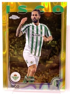 ISCO 2024-25 Topps Chrome UEFA Gold Lava #/50 Real Betis - Picture 1 of 2