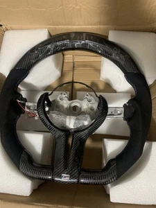 BMW F30 F32 F80 F82 Real Carbon Fiber Led Steering Wheel - Picture 1 of 2