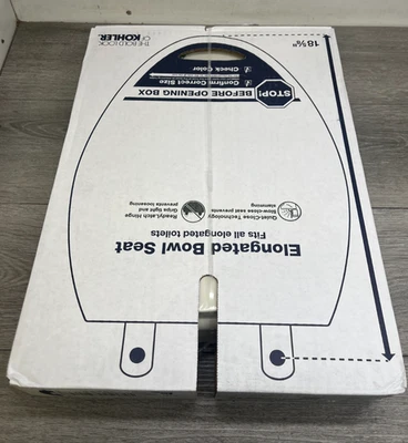 Kohler K-4636-RL-96 Cachet Elongated Toilet Seat, Biscuit - Image 1 of 2