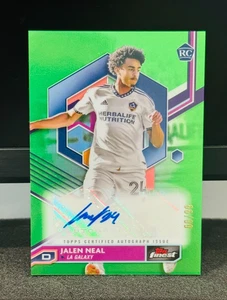 JALEN NEAL #/99 SP RC AUTO! 2023 Topps Finest MLS Neon Green LA GALAXY RC AUTO - Picture 1 of 2