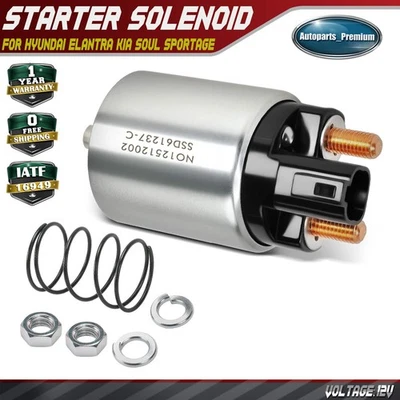 12V Starter Solenoid Switch for Hyundai Elantra Kia Soul Sportage Spectra5 2.0L - Image 1 of 4