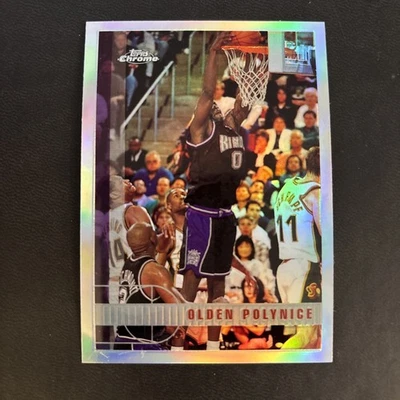 1997-98 Topps Chrome - Olden Polynice #175 Refractor - Image 1 of 2